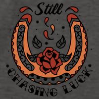Still Chasing Luck Horseshoe Vector Backpack
