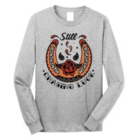 Still Chasing Luck Horseshoe Long Sleeve Shirt