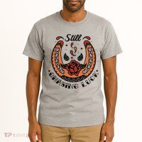 Still Chasing Luck Horseshoe Tall T-Shirt