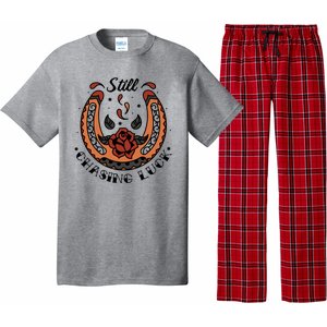 Still Chasing Luck Horseshoe Pajama Set