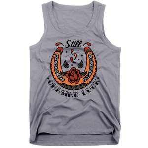 Still Chasing Luck Horseshoe Tank Top