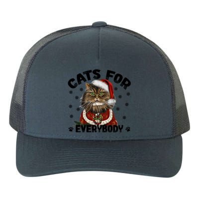 Santa Cat Lover Funny Christmas S Cats For Everybody Cool Gift Yupoong Adult 5-Panel Trucker Hat