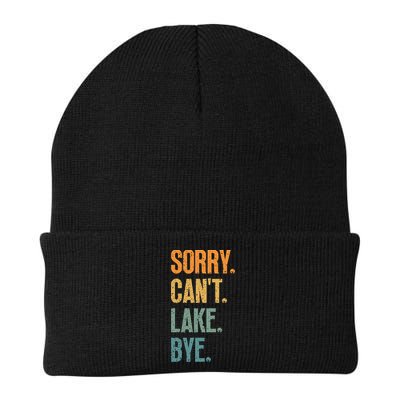Sorry Cant Lake Bye Funny Sailing And Fishing Enthusiasts Beanie