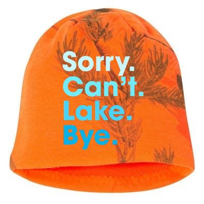 Sorry Cant Lake Bye Kati - Camo Knit Beanie