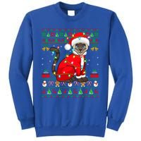 Siamese Cat Lover Matching Ugly Santa Siamese Cat Christmas Funny Gift Sweatshirt