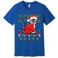 Siamese Cat Lover Matching Ugly Santa Siamese Cat Christmas Funny Gift Premium T-Shirt