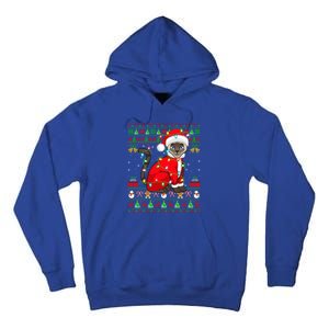 Siamese Cat Lover Matching Ugly Santa Siamese Cat Christmas Funny Gift Tall Hoodie