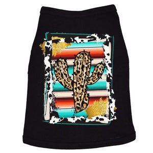 Serape Cactus Leopard Cow Pattern Print Cowgirl Rodeo Doggie Tank