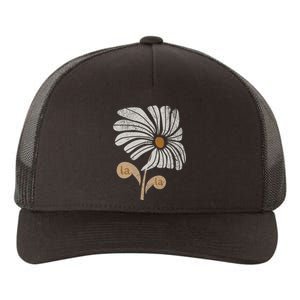 Subtle Comma La Flower Yupoong Adult 5-Panel Trucker Hat