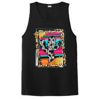 Serape Cactus Leopard Cow Pattern Print Cowgirl Rodeo PosiCharge Competitor Tank