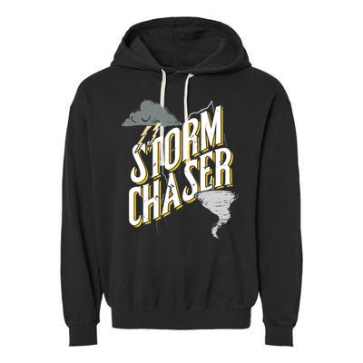 Storm Chaser Lightning | Tornado Hurricane | Storm Chasing Garment-Dyed Fleece Hoodie