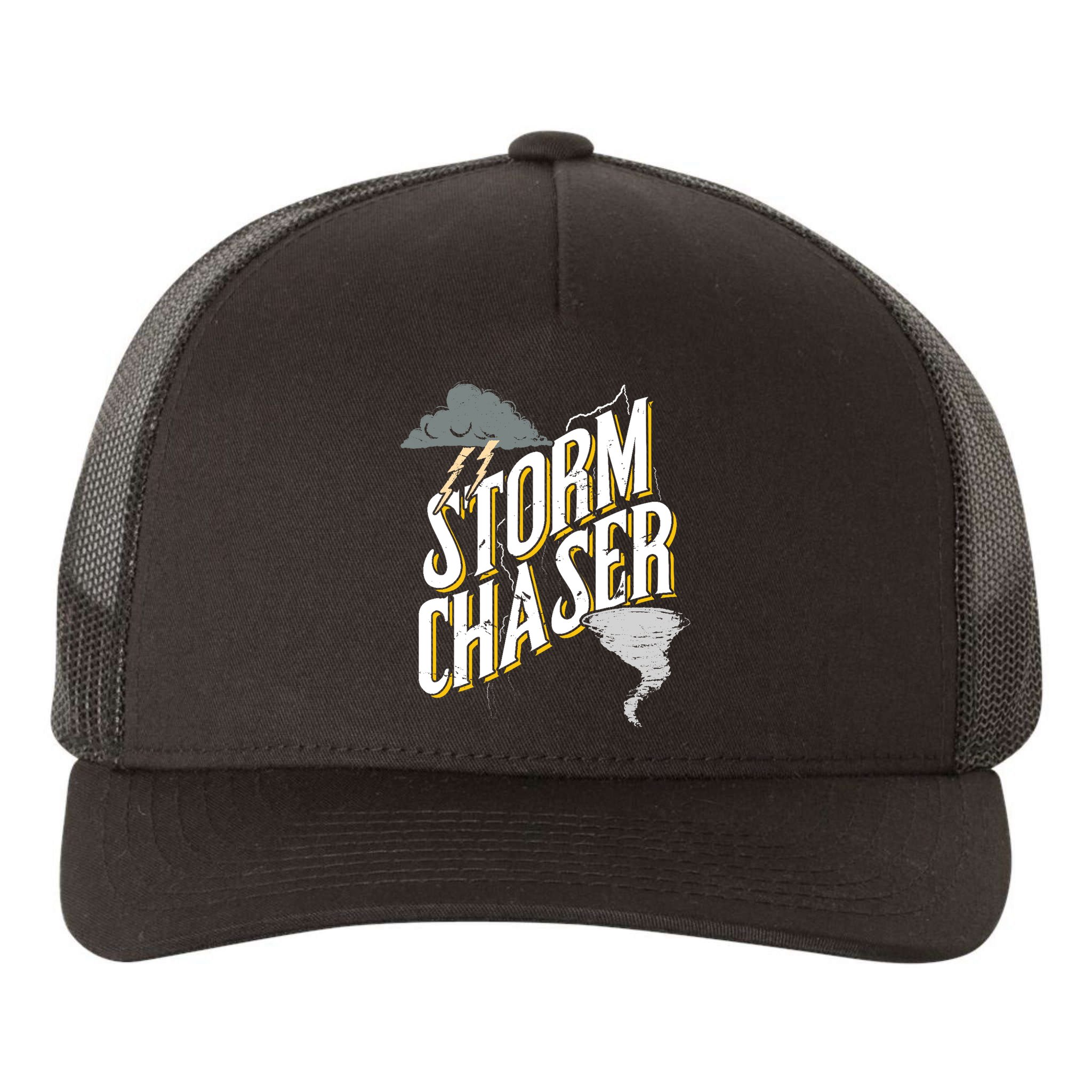 Storm Chaser Lightning | Tornado Hurricane | Storm Chasing Yupoong Adult 5-Panel Trucker Hat