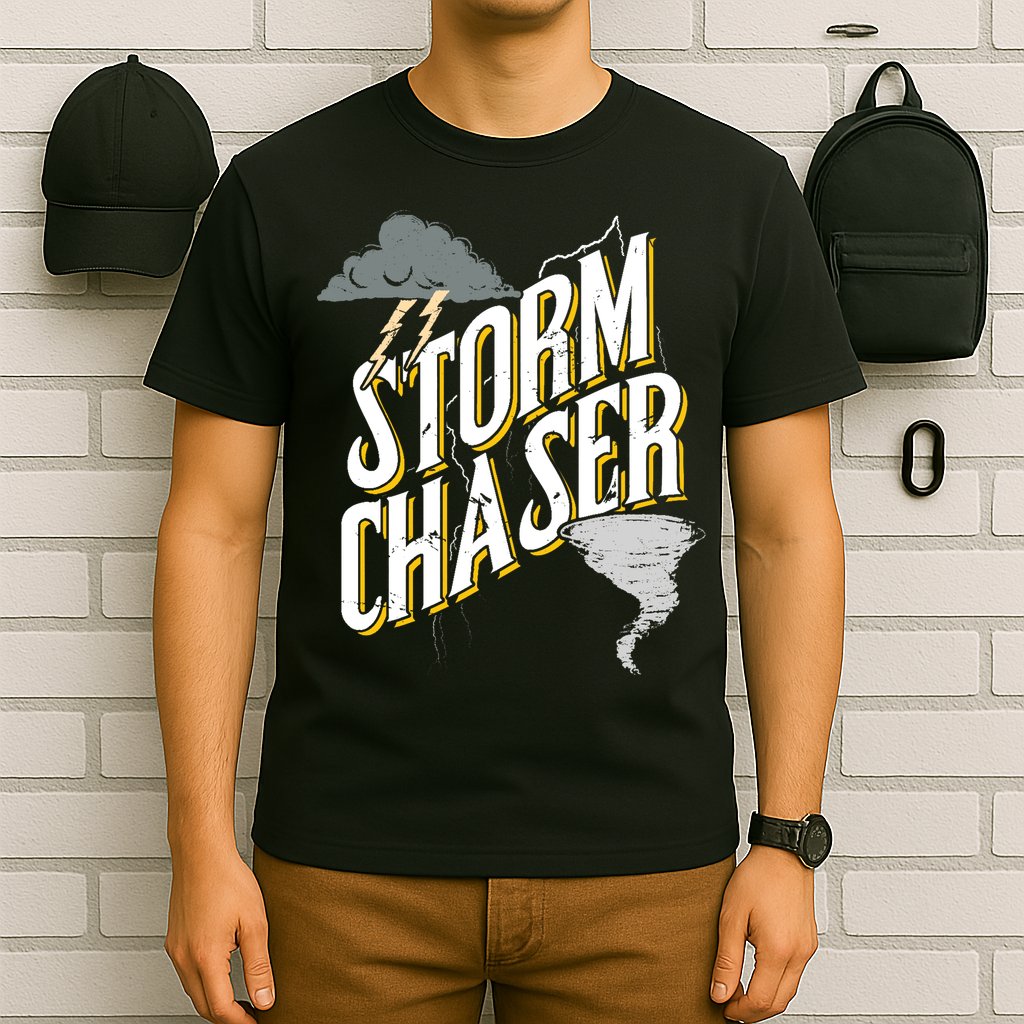 Storm Chaser Lightning | Tornado Hurricane | Storm Chasing T-Shirt