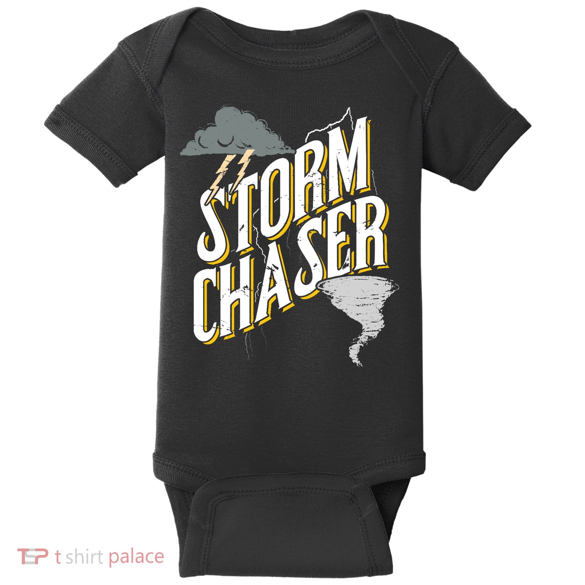 Storm Chaser Lightning | Tornado Hurricane | Storm Chasing Baby Bodysuit