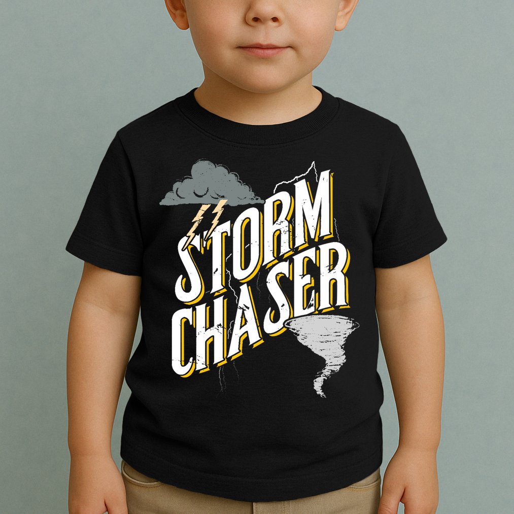 Storm Chaser Lightning | Tornado Hurricane | Storm Chasing Toddler T-Shirt