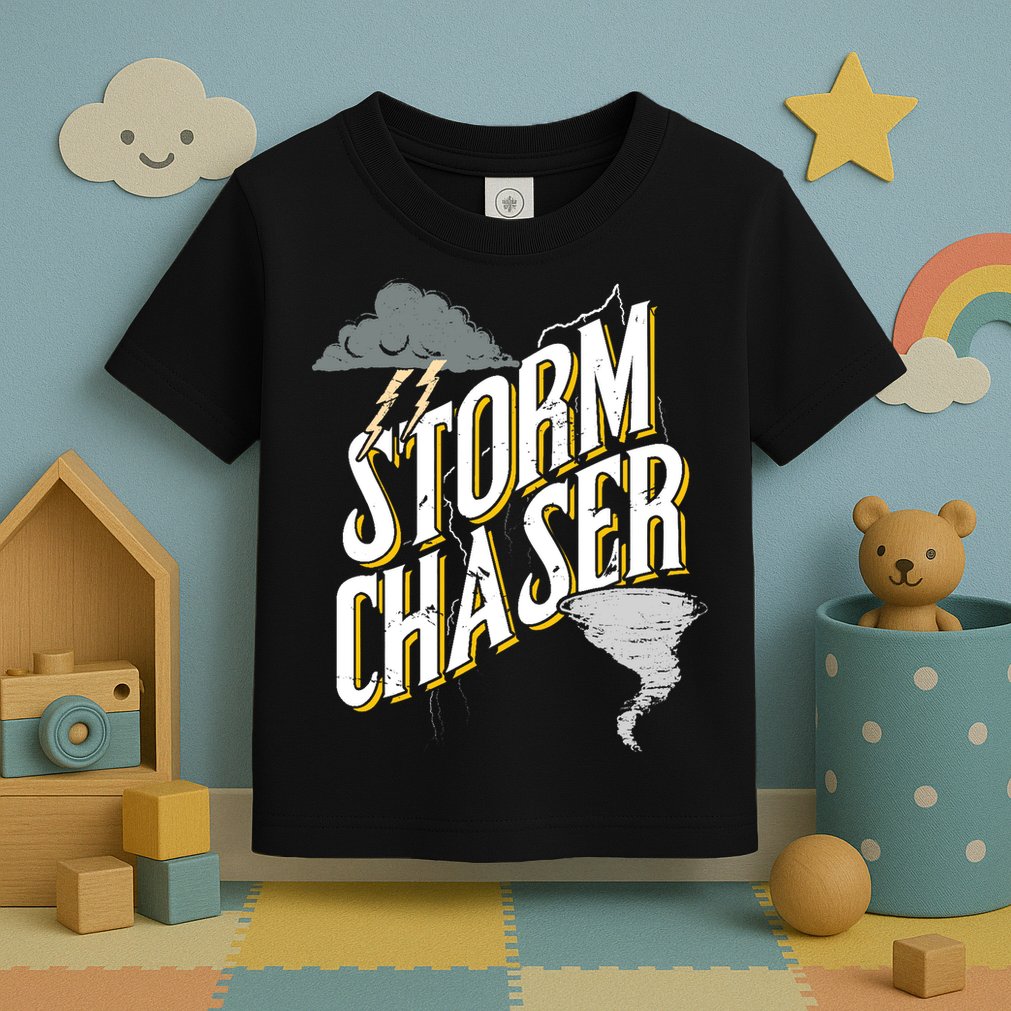 Storm Chaser Lightning | Tornado Hurricane | Storm Chasing Toddler T-Shirt