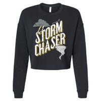 Storm Chaser Lightning | Tornado Hurricane | Storm Chasing Cropped Pullover Crew