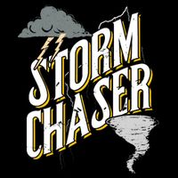Storm Chaser Lightning | Tornado Hurricane | Storm Chasing Cropped Pullover Crew