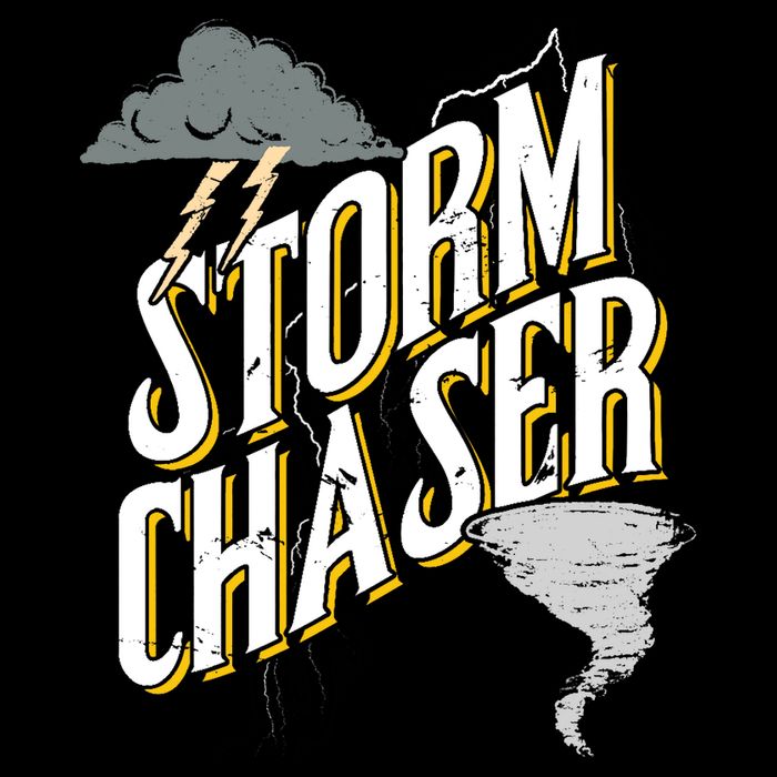Storm Chaser Lightning | Tornado Hurricane | Storm Chasing Cropped Pullover Crew