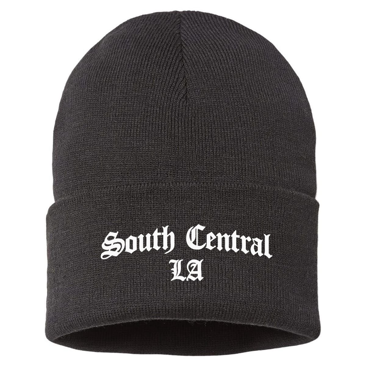South Central La Los Angeles Chicano Biker Chicana Mexican Sustainable Knit Beanie