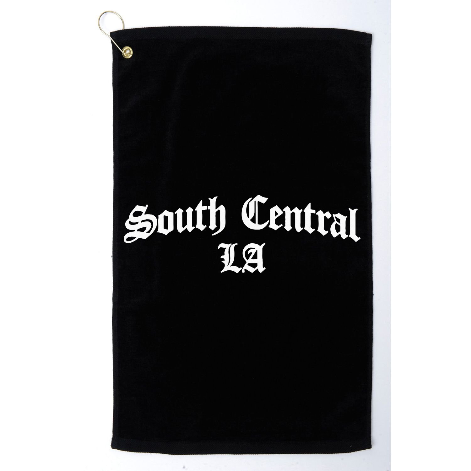 South Central La Los Angeles Chicano Biker Chicana Mexican Golf Towel