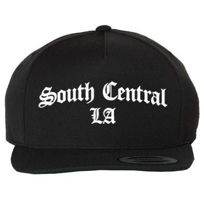 South Central La Los Angeles Chicano Biker Chicana Mexican Wool Snapback Cap