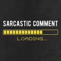 Sarcastic Comment Loading Please Wait Funny Sarcasm Humor 25L Jumbo Tote