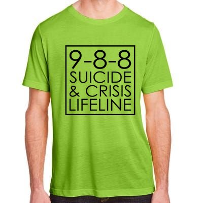 Suicide Crisis Lifeline 988 Vintage Retro Fashion Adult ChromaSoft Performance T-Shirt