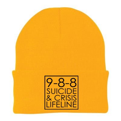 Suicide Crisis Lifeline 988 Vintage Retro Fashion Knit Cap Winter Beanie