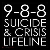 Suicide Crisis Lifeline 988 Vintage Retro Fashion T-Shirt
