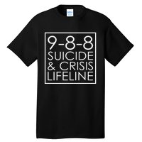 Suicide Crisis Lifeline 988 Vintage Retro Fashion Tall T-Shirt