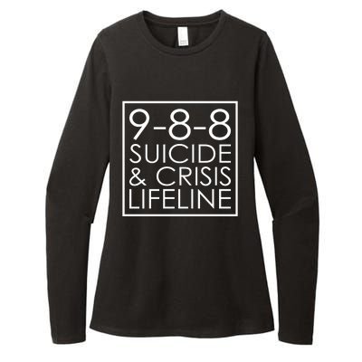 Suicide Crisis Lifeline 988 Vintage Retro Fashion Womens CVC Long Sleeve Shirt