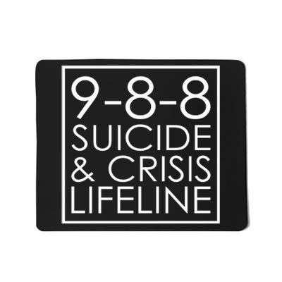 Suicide Crisis Lifeline 988 Vintage Retro Fashion Mousepad