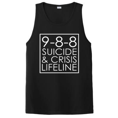 Suicide Crisis Lifeline 988 Vintage Retro Fashion PosiCharge Competitor Tank