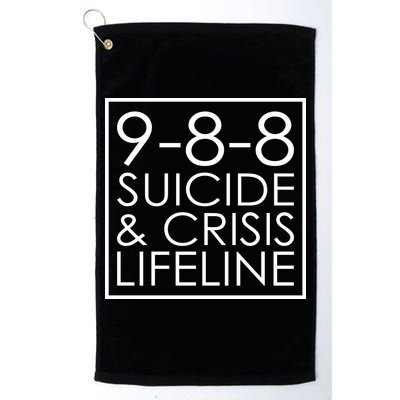 Suicide Crisis Lifeline 988 Vintage Retro Fashion Golf Towel