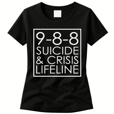 Suicide Crisis Lifeline 988 Vintage Retro Fashion Womens T-Shirt