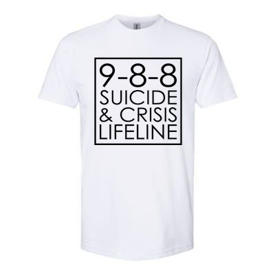 Suicide Crisis Lifeline 988 Vintage Retro Fashion Softstyle® CVC T-Shirt