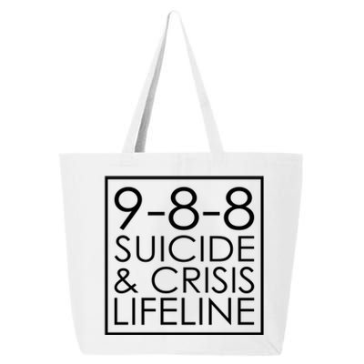 Suicide Crisis Lifeline 988 Vintage Retro Fashion 25L Jumbo Tote