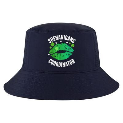 Shenanigans Coordinator Lips Sexy Shamrock St Patrick's Day Cool Comfort Performance Bucket Hat