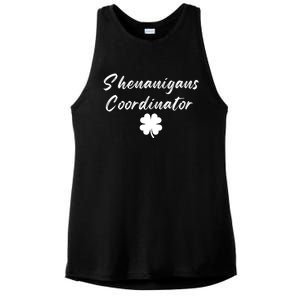 Shenanigans Coordinator Lucky Charmer Ladies PosiCharge Tri-Blend Wicking Tank