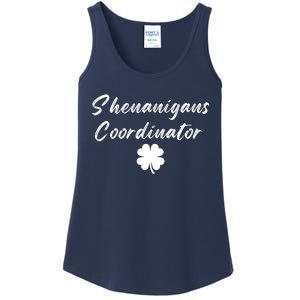 Shenanigans Coordinator Lucky Charmer Ladies Essential Tank