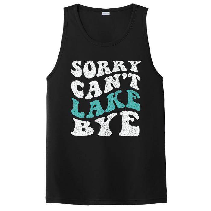 Sorry Can't lake Bye Funny Lake PosiCharge Competitor Tank