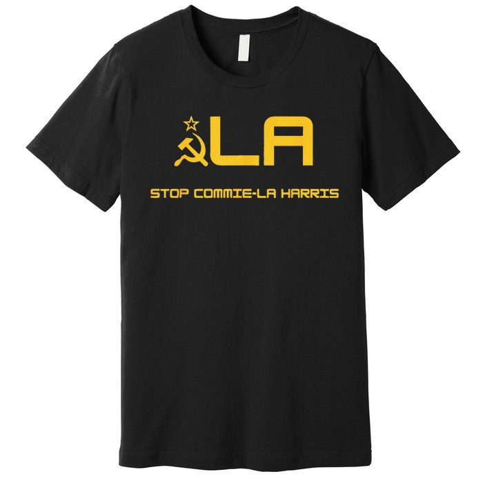 Stop Commie La Harris Stop Kamala Trump 2024 Premium T-Shirt