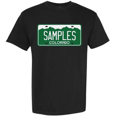 Samples Colorado License Plate Garment-Dyed Heavyweight T-Shirt