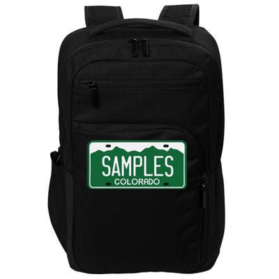 Samples Colorado License Plate Impact Tech Backpack