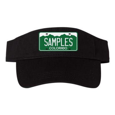 Samples Colorado License Plate Visor