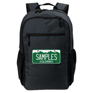 Samples Colorado License Plate Daily Commute Backpack