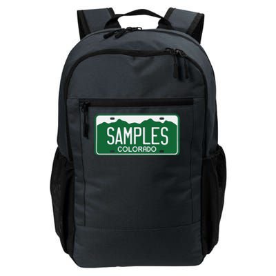 Samples Colorado License Plate Daily Commute Backpack