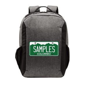 Samples Colorado License Plate Vector Backpack