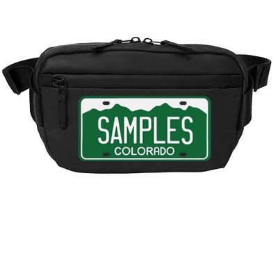 Samples Colorado License Plate Crossbody Pack